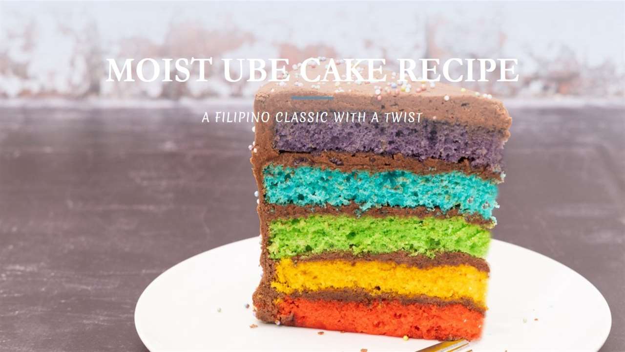 Moist Ube Cake Recipe