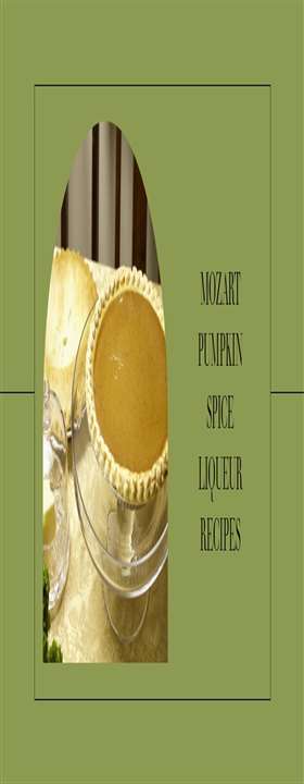 Mozart Pumpkin Spice Liqueur Recipes